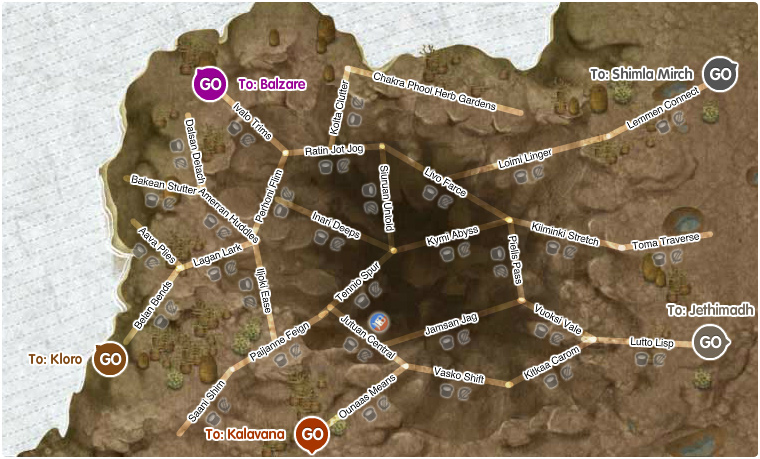 Map of Chakra Phool
