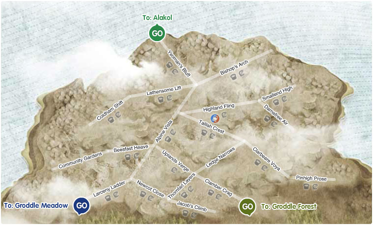 Map of Groddle Heights