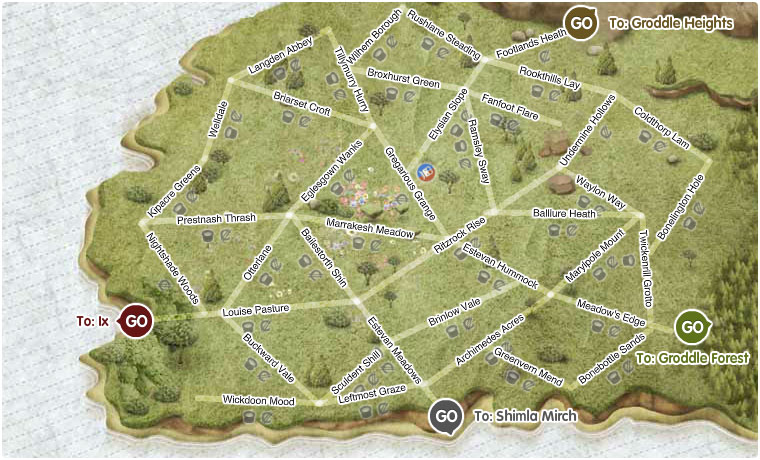 Map of Groddle Meadow