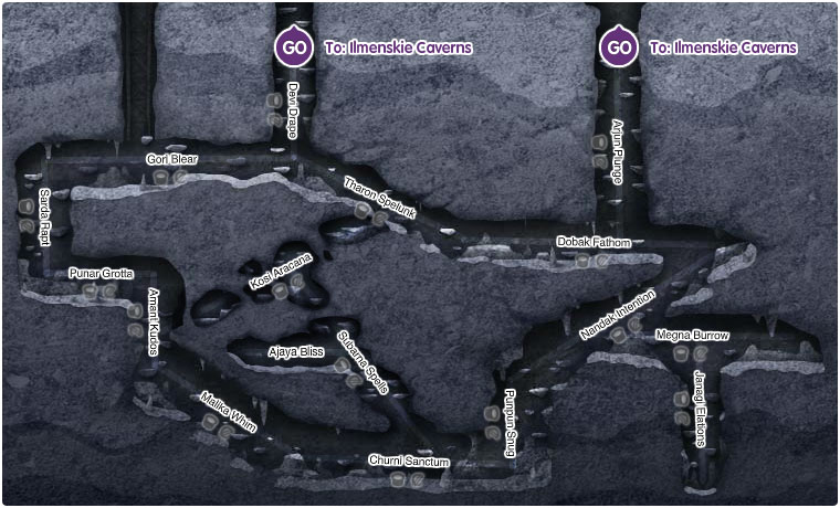 Map of Ilmenskie Deeps