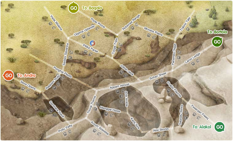 Map of Kajuu