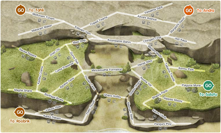 Map of Rasana